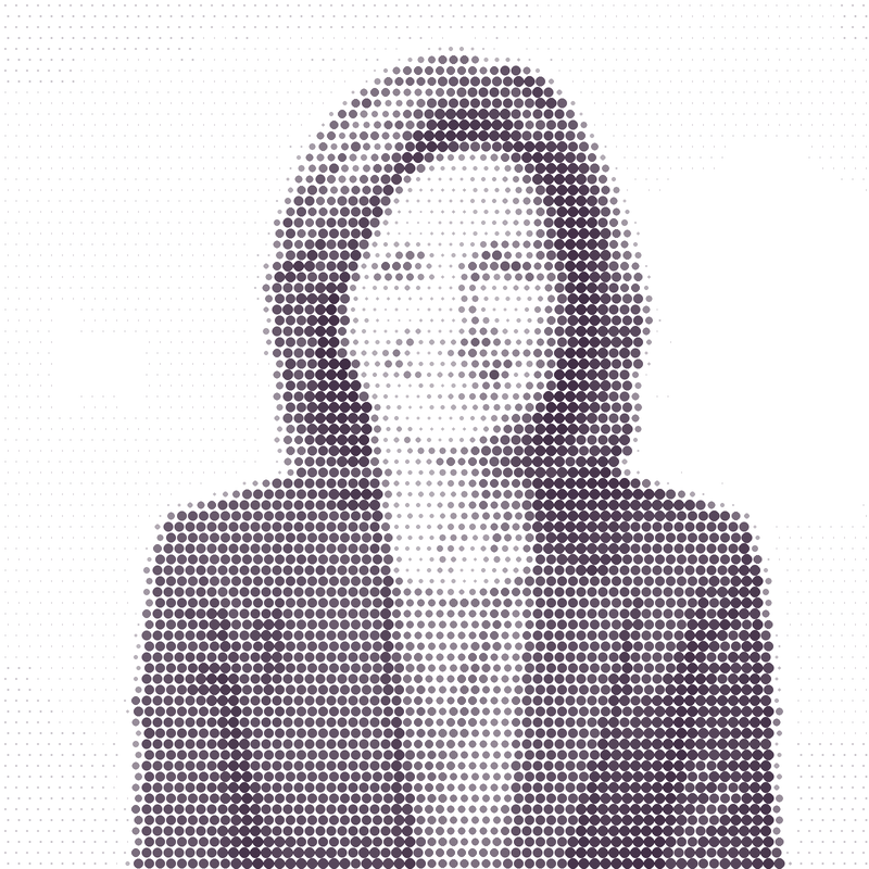 Halftone portrait