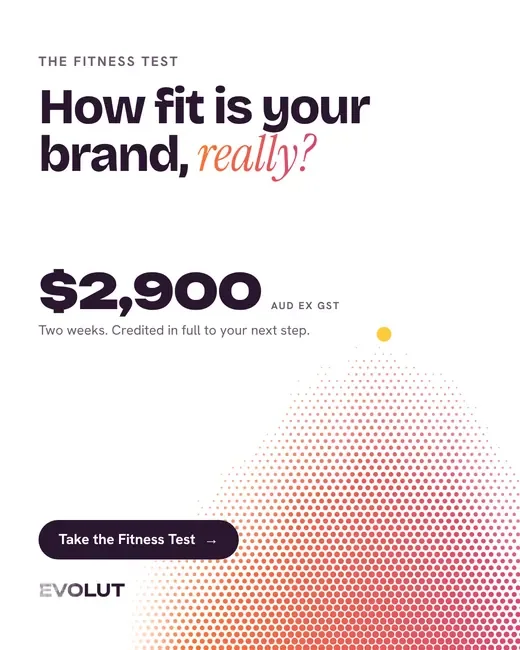 A square social ad for the Fitness Test